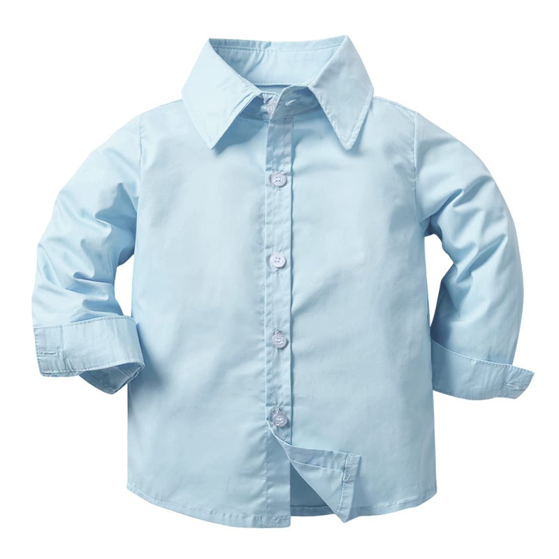 Nwada Baby Boy Clothes Outfit Toddler Dress Shirt and Pants Sets Kid Boys Suit Set for Wedding - Image 3